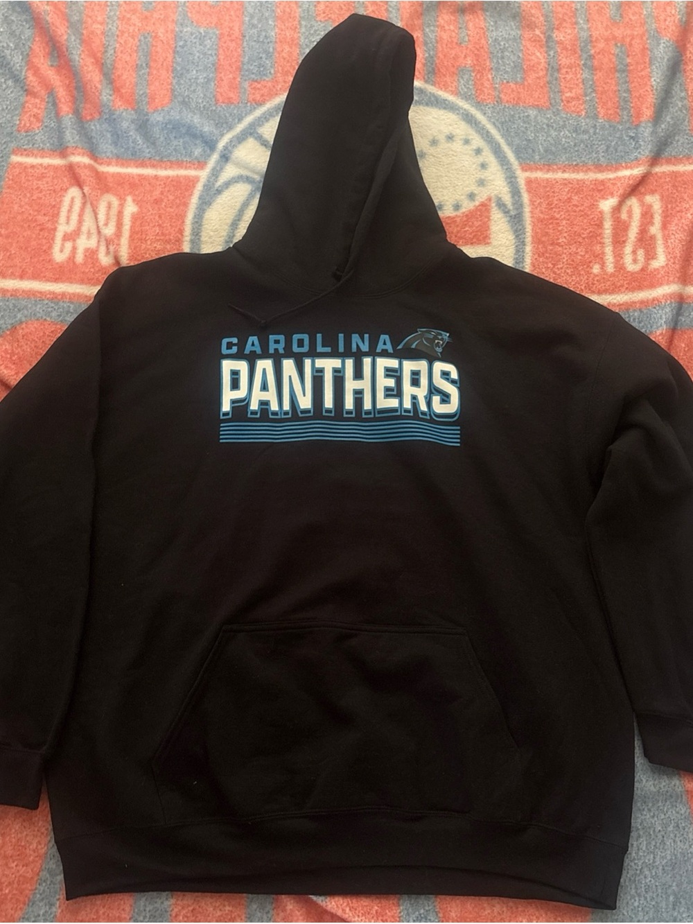 NFL Team Apparel Carolina Panthers Hoodie Size XXL New With Tags